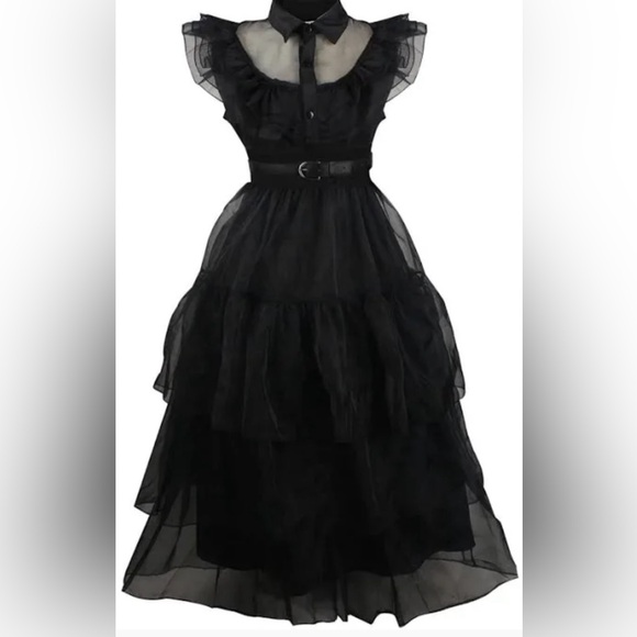 Dresses & Skirts - Wednesday Adams Family Costume Dress Large XL